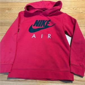 Nike Air Kids Red Hoodie size 7